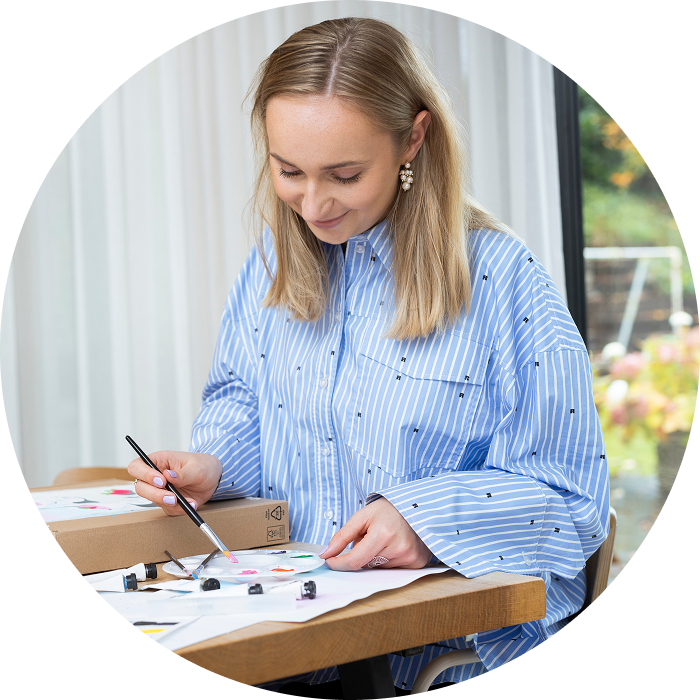 Houdt ervan om mooie, esthetische producten te creëren.