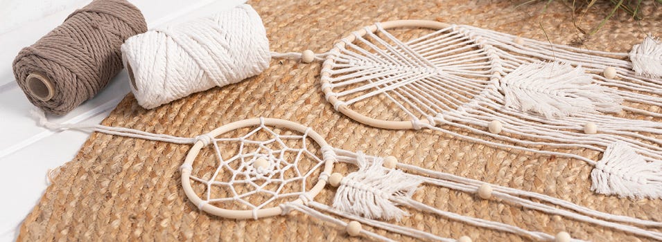 Techniques avec le macramé