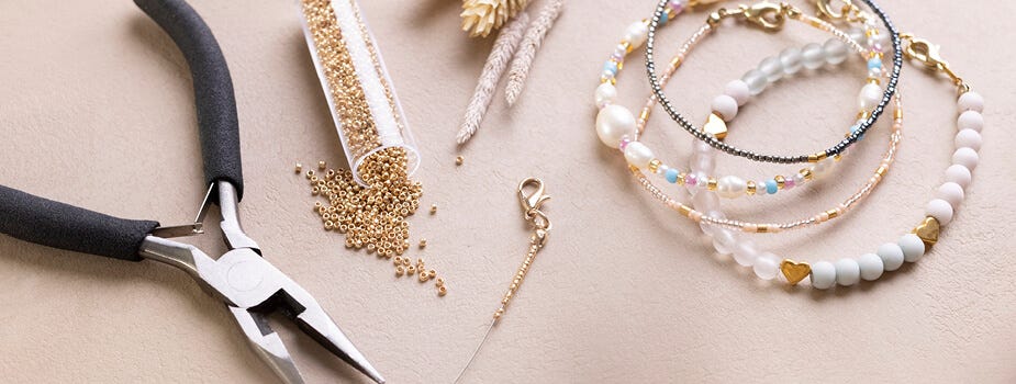 Kralen en onderdelen voor sieraden maken