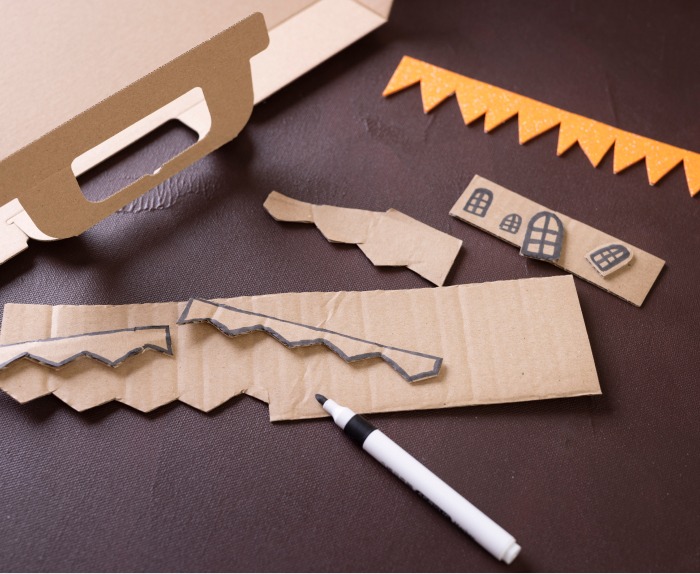 Utilisez des emballages pour les d&eacute;corations d&rsquo;Halloween