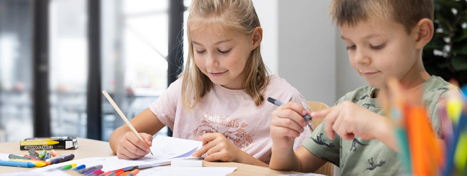 Schilderen en tekenen met kinderen