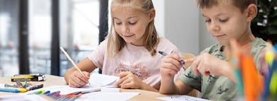 Schilderen en tekenen met kinderen