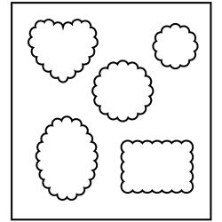 Gabarit de coupe en acier