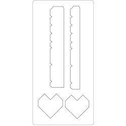 Gabarit de coupe en acier