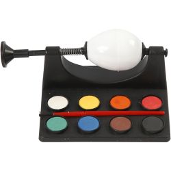 Support pour peindre les oeufs, L : 16,5 cm, noir, 1 set