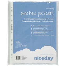 Pochettes perforées