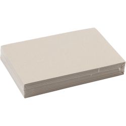 Carton Recycl&eacute;, A4, feuille 210x297 mm, 225 gr, brun gris, 125 flles/ 1 Pq.