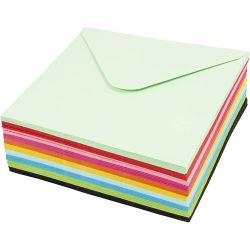 Enveloppes colorées
