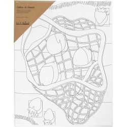 Toile de peintre imprimée