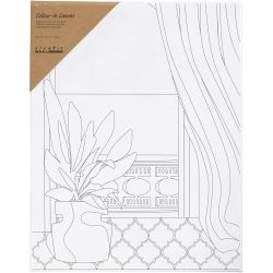 Toile de peintre imprimée