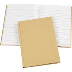 Notitieboek, A5, 60 gr, bruin, 1 stuk