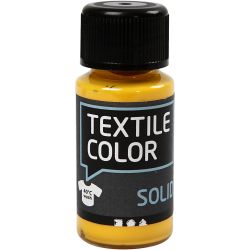 Textielkleur, dekkend, geel, 50 ml/ 1 fles
