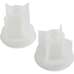 Siliconen vormen, Kandelaar, H: 5,8+7,5 cm, d 7,5 cm, B: 2-2,5 cm, mat transparant, 2 stuk/ 1 doos