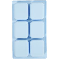 Siliconen vormen, H: 2,5 cm, L: 7 cm, B: 5,9 cm, 100 ml, 1 stuk
