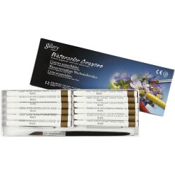 Pastels à la cire aquarellables