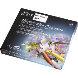 Pastels à la cire aquarellables