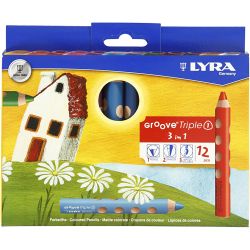 Crayons de Couleur Groove Triple1
