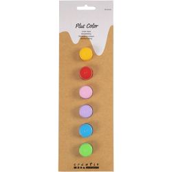Plus Color Acrylverf, kleurrijk, 6x5 ml/ 1 doos