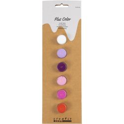 Plus Color Acrylverf, paars/roze harmonie, 6x5 ml/ 1 doos