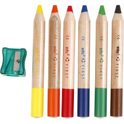 EDU First, ép. 13 mm, mine 8 mm, 6 pièces/ 1 Pq.