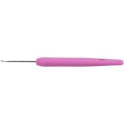 Crochet, dim. 2,5, L : 13,3 cm, dim. 2,5 mm, rose clair, 1 pièce