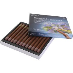 Pastels à la cire aquarellables