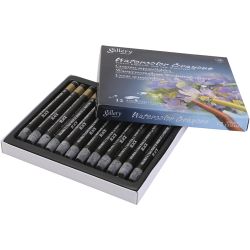 Pastels à la cire aquarellables