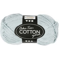 Fil de coton, dim. 8/4, L : 170 M, dusty blue, 50 gr/ 1 boule