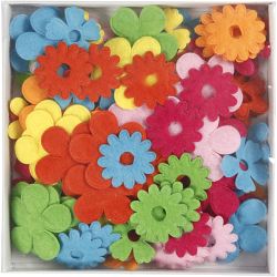 Fleurs en feutre