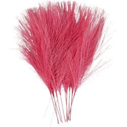 Plumes artificielles, L : 15 cm, L : 8 cm, rose, 10 pièces/ 1 Pq.