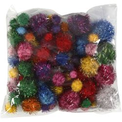 Pompons scintillants