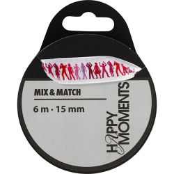 Ruban de satin avec impressions