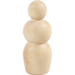 Corps de figurine en bois