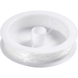 Cordon élastique, Rond, ép. 1 mm, 10 m/ 1 rouleau