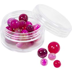 Perles de pierres d'agate