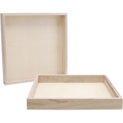 Cadres en bois avec rebord