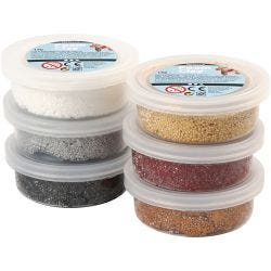 Foam Clay®, Métallisé, harmonie brun, 6x14 gr/ 1 Pq.