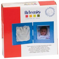 Cadre empreinte bébé et photo - petit kit