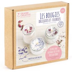 Kit Bougies - Fleurs séchées