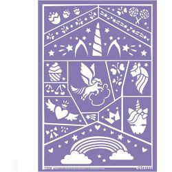 Pochoir maquillage adhésif