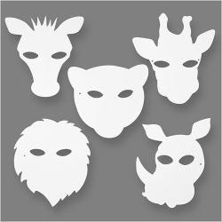 Masques d'animaux de la jungle