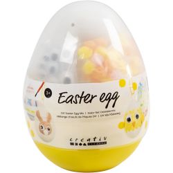Mix Créatif Oeuf de Pâques, H : 14 cm, d 11 cm, 1 pièce