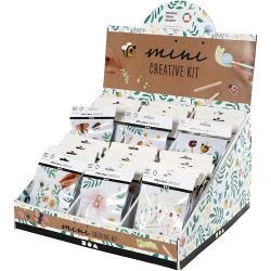 Présentoir de table avec des Mini Kit DIY