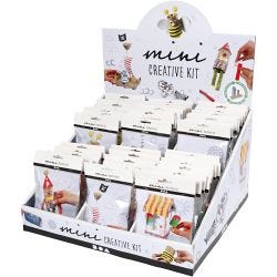 Présentoir de table avec des Mini Kit DIY, 60 set/ 1 Pq.