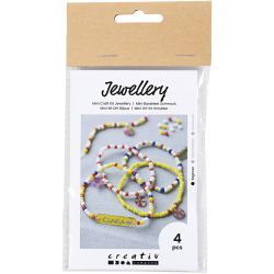 Mini Kit DIY Bijoux, Feuilles de plastique thermorétractable, 1 Pq.