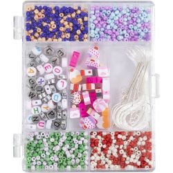 Mix Créatif pour Bijoux, Mélange bonbons, couleurs pastel, 1 Pq.