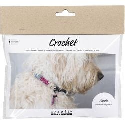 Mini Kit DIY Crochet, Collier pour chien, 1 Pq.