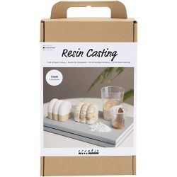 Kit DIY Moulage en Résine, Sculpture, beige, blanc cassé, 1 Pq.