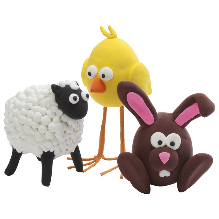 Leuke paasfiguren van Silk Clay®