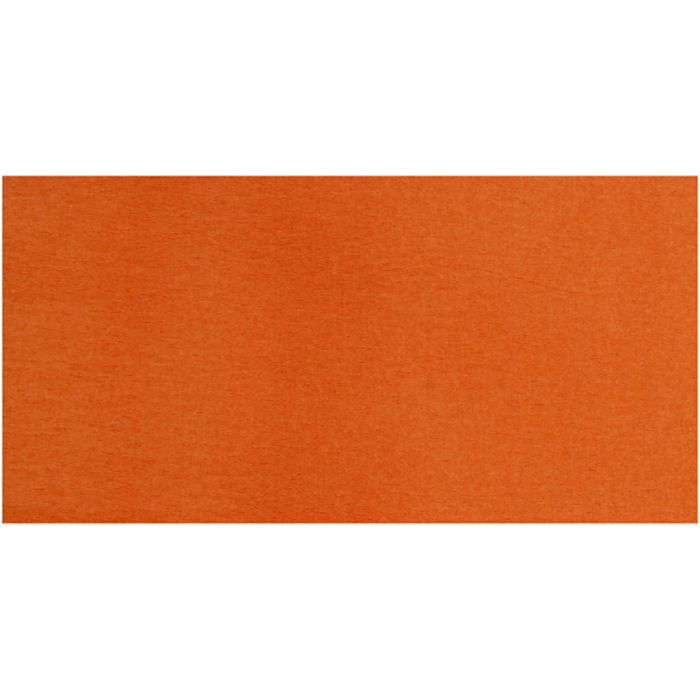 Papier Crépon, feuille 50x250 cm, 22 gr, orange, 10 pli/ 1 Pq.